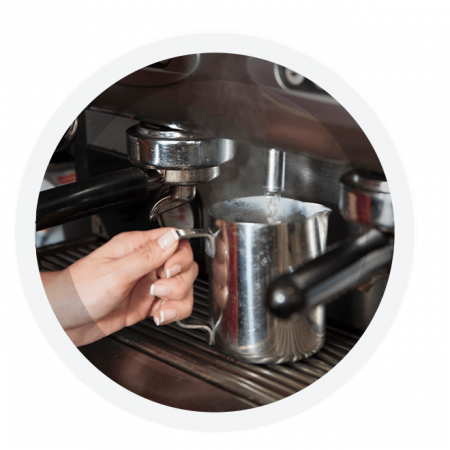 roundel design coffee machine